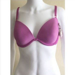 Frederick's of Hollywood Bra 38B Purple Plunge NWT